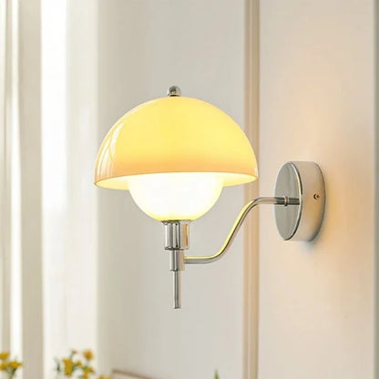 Cream Mushroom Hallway Wall Light – A Touch of Nature-Inspired Elegance