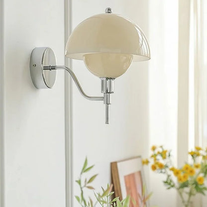 Cream Mushroom Hallway Wall Light – A Touch of Nature-Inspired Elegance