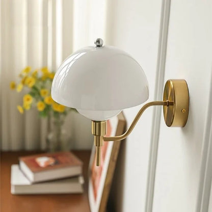 Cream Mushroom Hallway Wall Light – A Touch of Nature-Inspired Elegance