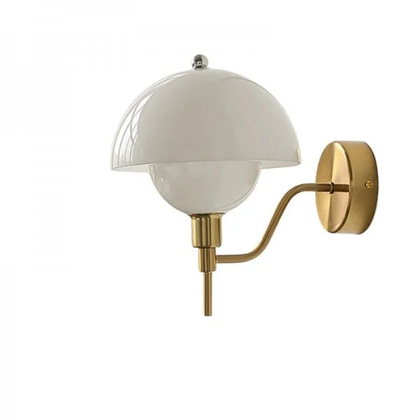 Cream Mushroom Hallway Wall Light – A Touch of Nature-Inspired Elegance