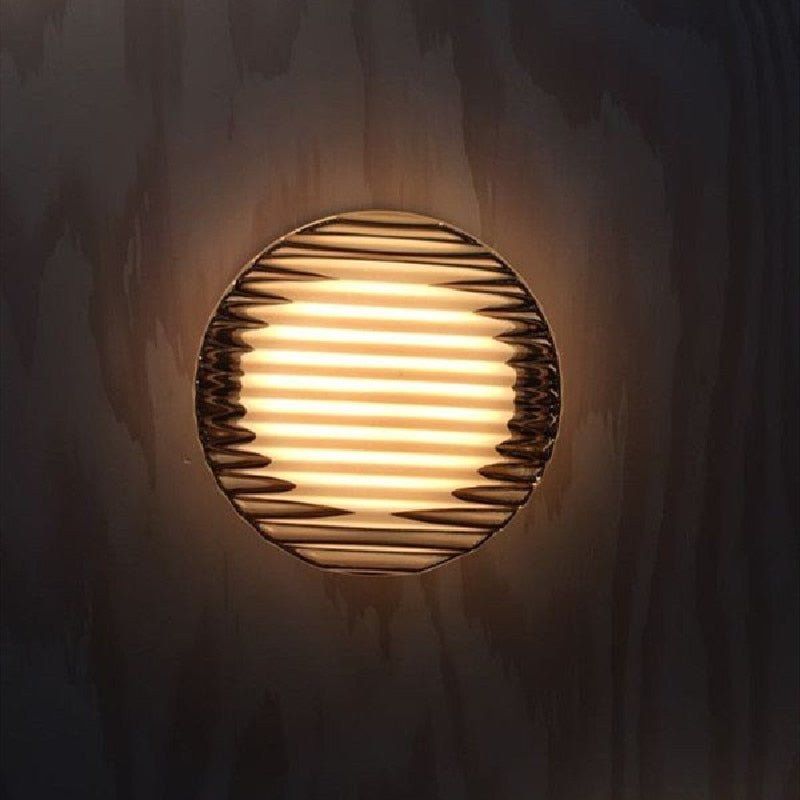 Modern Round LED Wall Light – Sleek Frosted Glass Design for Soft Ambience