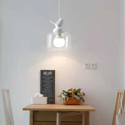 Bird-Inspired Pendant Light – Whimsical Elegance with Warm Illumination