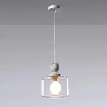 Bird-Inspired Pendant Light – Whimsical Elegance with Warm Illumination