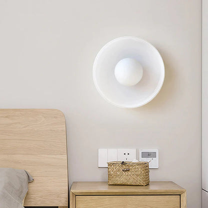 Modern Round Glass Ceiling Light – Elegant & Minimalist Design