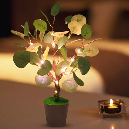 Christmas Branch LED Night Light – Warm White USB-Powered Decorative Lamp