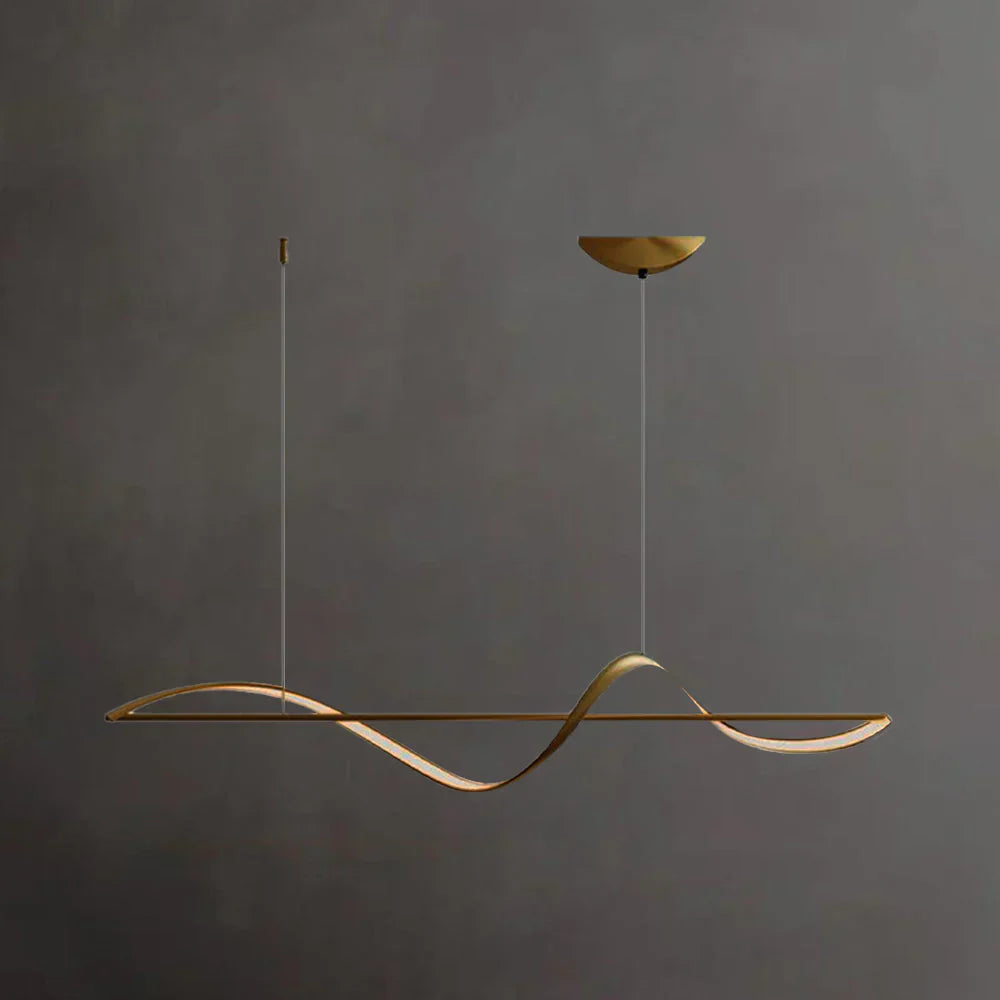 Whisper Linear Island Light – Elegant LED Pendant for Modern Interiors